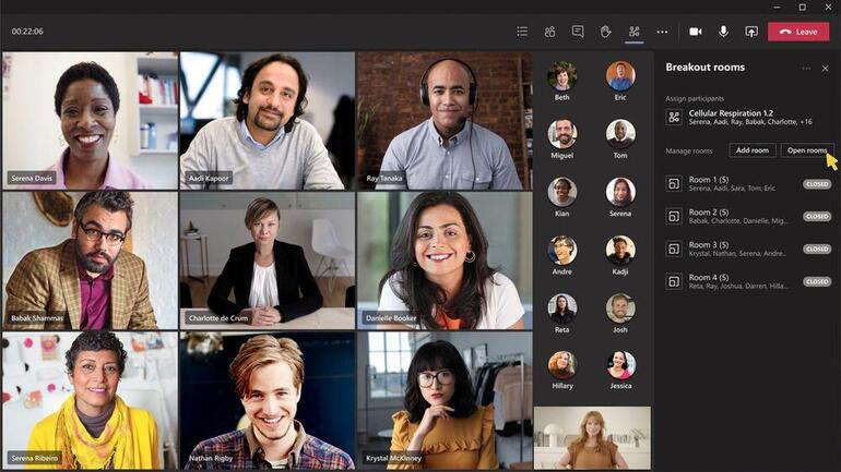 Breakout Rooms en Microsoft Teams
